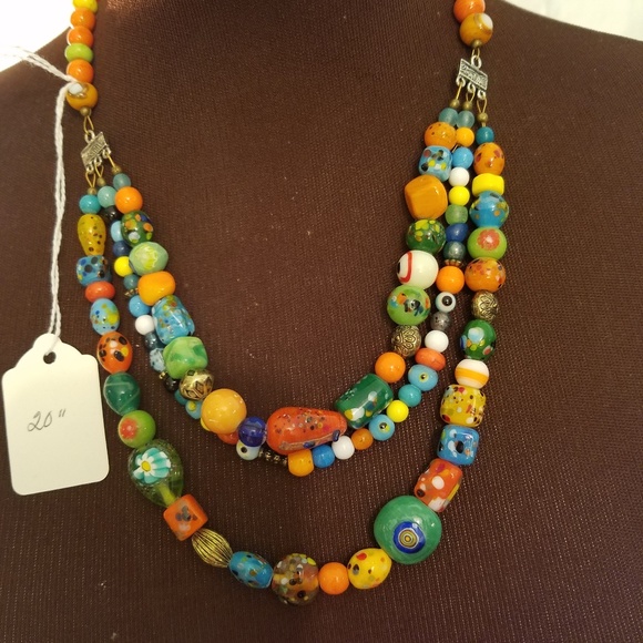 mcp Jewelry - 3- Strand Cheerful Necklace